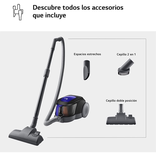 ASPIRADOR LG VC5506NHTB 650W ELIPSE CICLON AZUL