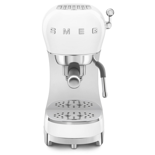 CAFETERA SMEG ECF02WHEU ESPRESSO BLANCA MAN 1350W