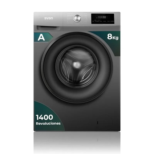 LAVADORA SVAN SL8401AIDVBX CF 8KG IN VAPOR 1400RPM