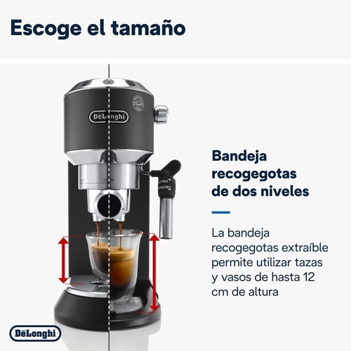 CAFETERA DELONGHI EC685.BK DEDICA STYLE NEGRA