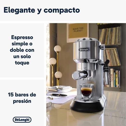 CAFETERA DELONGHI EC685.M DEDICA STYLE METAL
