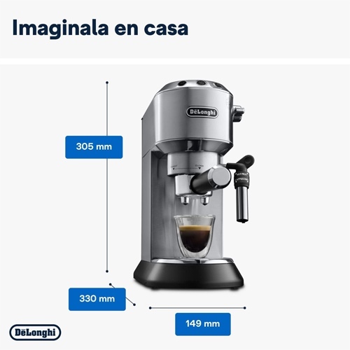 CAFETERA DELONGHI EC685.M DEDICA STYLE METAL