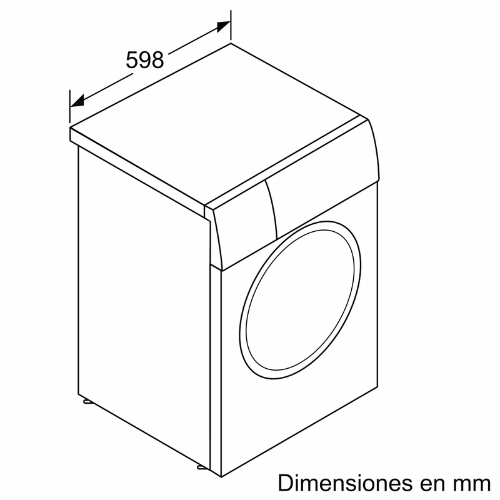 LAVADORA SIEMENS WG44G2FXES C.FR 9KG INOX 1400RPM