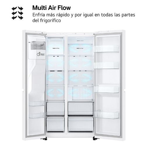FRIGORIFICO LG GSLC40SWPE SBS BL 179CM E