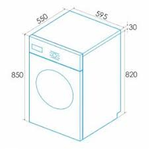 LAVADORA EDESA EWF8403WH C.FR 8KG 1400R 925270565