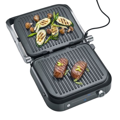 GRILL SEVERIN KG2395 1800W NEG/PLAT ANTIADH