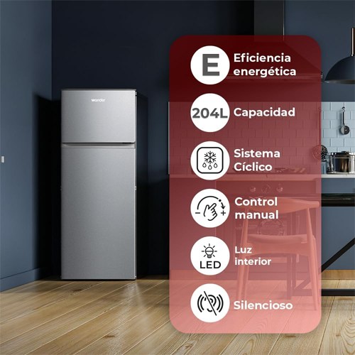 FRIGORIFICO WONDER WF145500EX CICLIC 143CM INOX