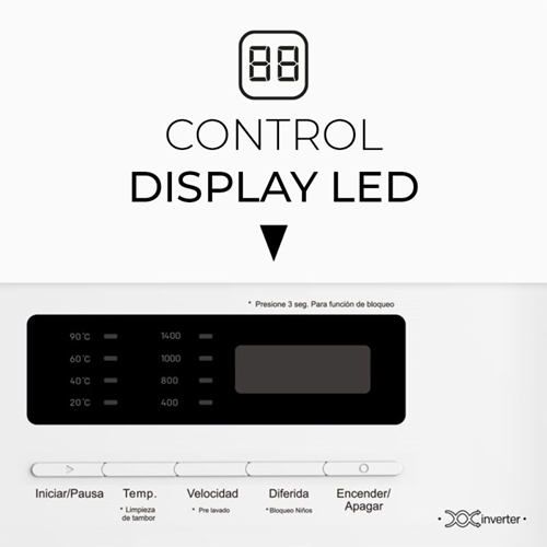 LAVADORA SVAN SL8402AIDV C.FR 8KG 1400RPM BLAN