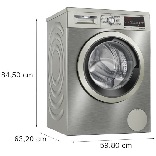 LAVADORA BOSCH WUU28T6KES C.FR 9KG INOX 1400RP A