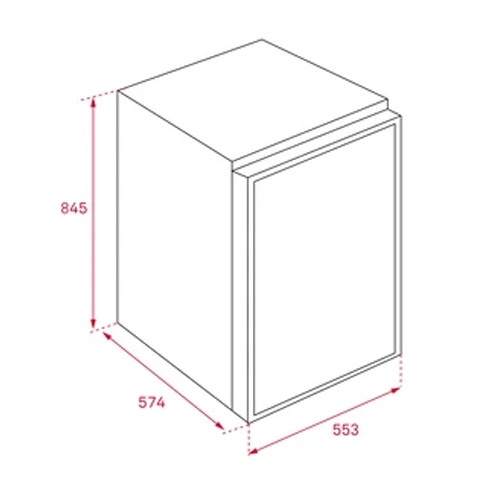 CONGELADOR TEKA RSF10080EU BAJO ENC BL 113350000