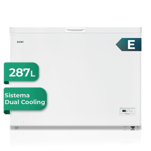 CONGELADOR SVAN SCH3001EDC HORIZ BL 287L E 85X109
