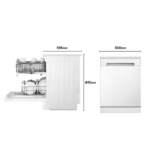 LAVAVAJILLAS LG DF030FW INDEP BLAN 60CM E