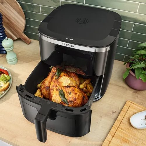 FREIDORA BOSCH MAF671B1 AIRFRYER NEG 1800W SERIE6