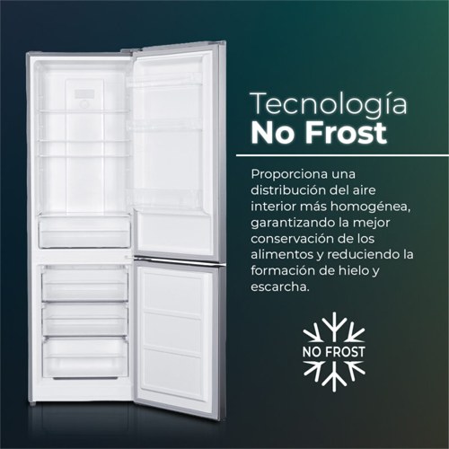 FRIGORIFICO SVAN SC185603ENFX COMBI NF INOX 185 E