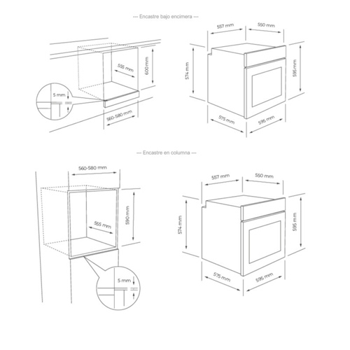 HORNO SVAN SHM6701DX MULTIF INOX C.NEG 69LT A
