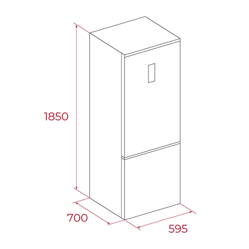 FRIGORIFICO TEKA RBF64660SS COMBI NF C 113400035
