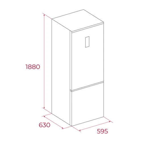 FRIGORIFICO TEKA RBF44630 NEG COMBI NF D 113410018