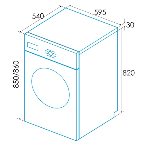 LAVADORA EDESA EWF10400WH/A C.FR 10KG A 925270568
