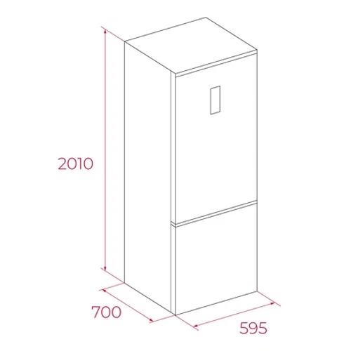 FRIGORIFICO TEKA RBF88680SS COMBI NF A 113400044