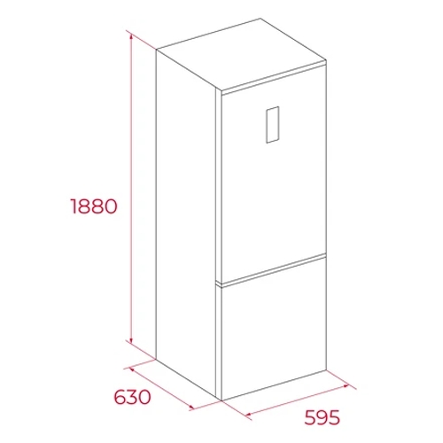 FRIGORIFICO TEKA RBF44630SS COMBI NF D 113410023