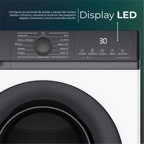 LAVADORA SVAN SL8203AIDV C.FR INVERT 8KG 1200RPM A