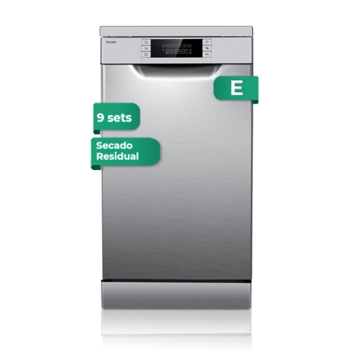 LAVAVAJILLAS SVAN SJ94500EDX INDEP INOX 45CM E