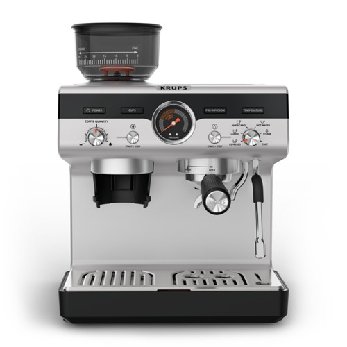 CAFETERA KRUPS XP801T10 PROFES CON MOLINILLO INOX
