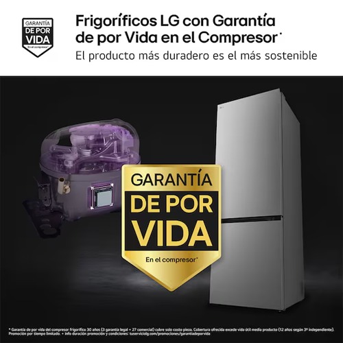 FRIGORIFICO LG GBBW322DPY COMBI INOX 2,03X70 D