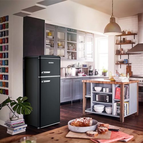 FRIGORIFICO SEVERIN RKG8932 2PTA NEGRO E RETRO