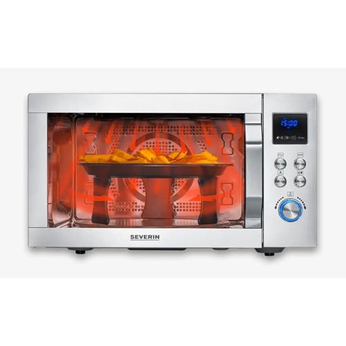 MICROONDAS SEVERIN 7918 GRILL ACERO INOX 900W