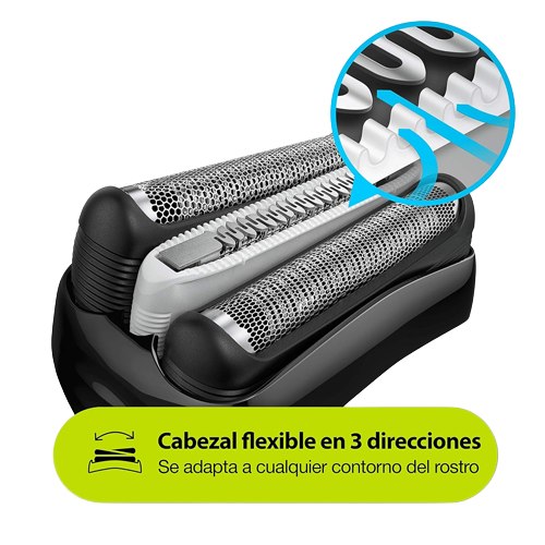 AFEITADORA BRAUN 3000BT NEGRO SERIE3