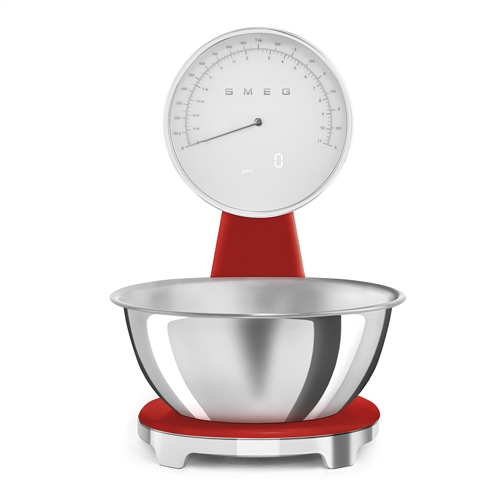 BALANZA SMEG KSF01RDWW COCINA ROJO DIG/ANALO 5KG