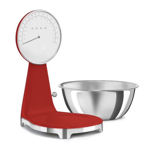 BALANZA SMEG KSF01RDWW COCINA ROJO DIG/ANALO 5KG