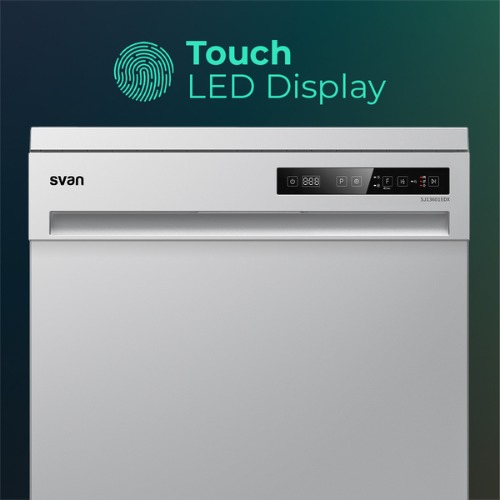 LAVAVAJILLAS SVAN SJ13601EDX IND 60CM INOX E