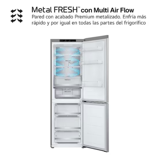 FRIGORIFICO LG GBV7180CPY COMBI INOX 1,86M C