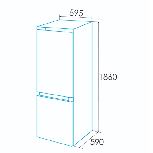 FRIGORIFICO EDESA EFC1834NF EX COMBI E 924271349