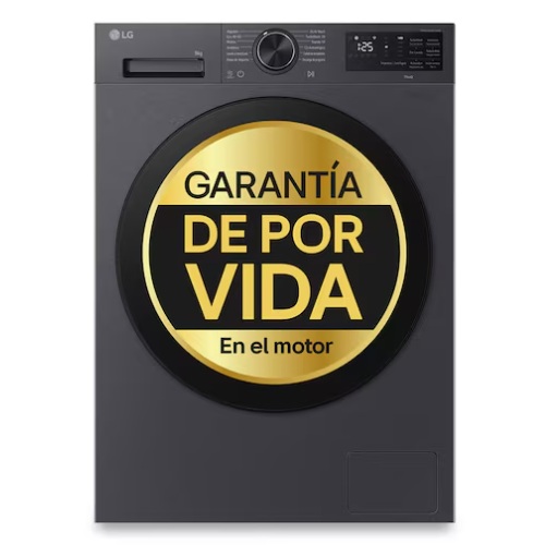 LAVADORA LG F4X5009TBB INTELIG 9KG GRAFITO A 1400R