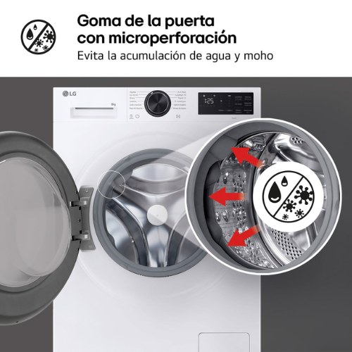 LAVADORA LG F2X50S8TLB FONDO ESP BL 8KG 12000RPM A