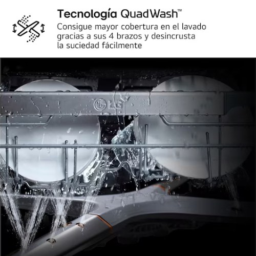 LAVAVAJILLAS LG DF273FV IND INOX 60CM A