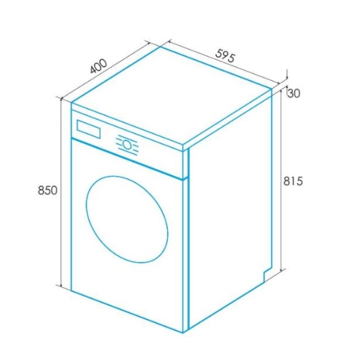 LAVADORA EDESA EWF6200WH FONDO E.6K 1200 925270577