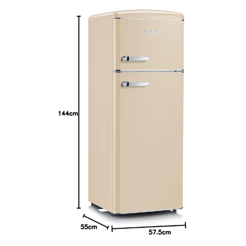 FRIGORIFICO SEVERIN RKG8933 2PTA CREMA A++ RETRO