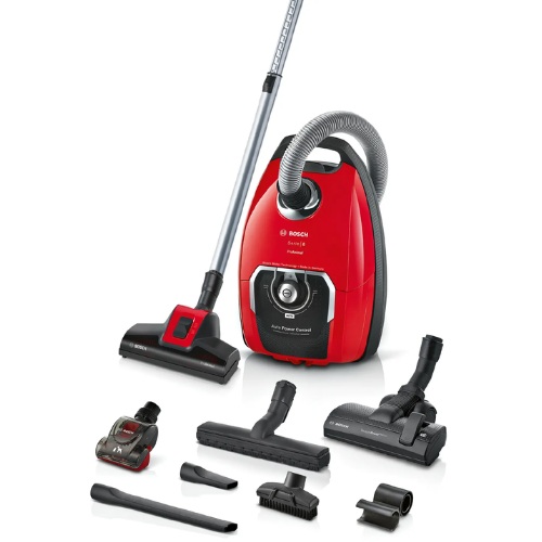 ASPIRADORA BOSCH BGB8PET3A CON BOLSA ANIMAL ROJO