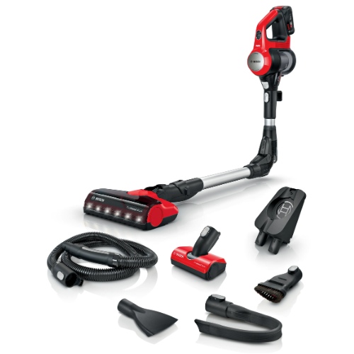 ASPIRADORA BOSCH BCS711PET ESCOBA SIN CABLE ROJO