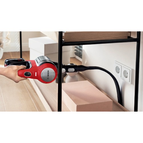 ASPIRADORA BOSCH BCS711PET ESCOBA SIN CABLE ROJO