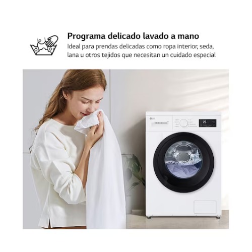 LAVADORA LG F4A1009NWK CF BL 9KG 1400RPM A