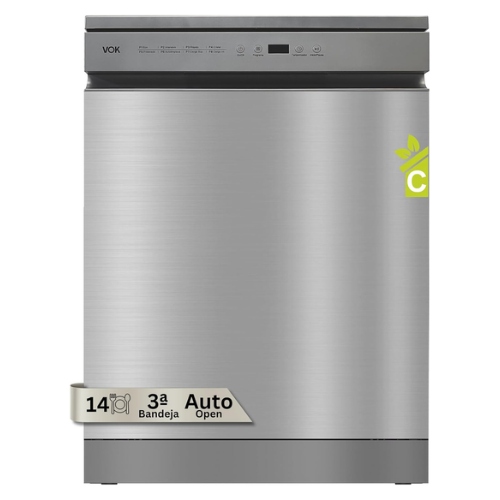 LAVAVAJILLAS VOK EVD14FCSADN INDEP 60CM INOX 14C C