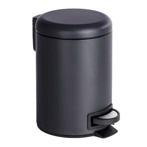 CUBO PEDAL WENKO 22444 LEMAN 3L INOX/NEGRO