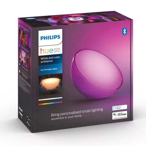 LAMPARA PORTATIL PHILIPS HUE GO V2 BLANC 7602031P7