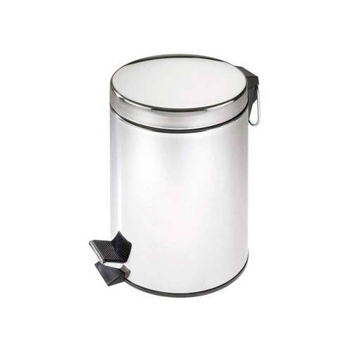CUBO PEDAL WENKO 17600 3L INOX BRILLO
