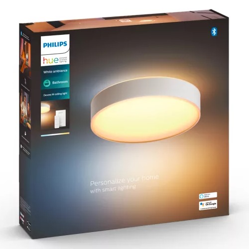 PLAFON PHILIPS HUE ENRAVE M BLANC 915005996601